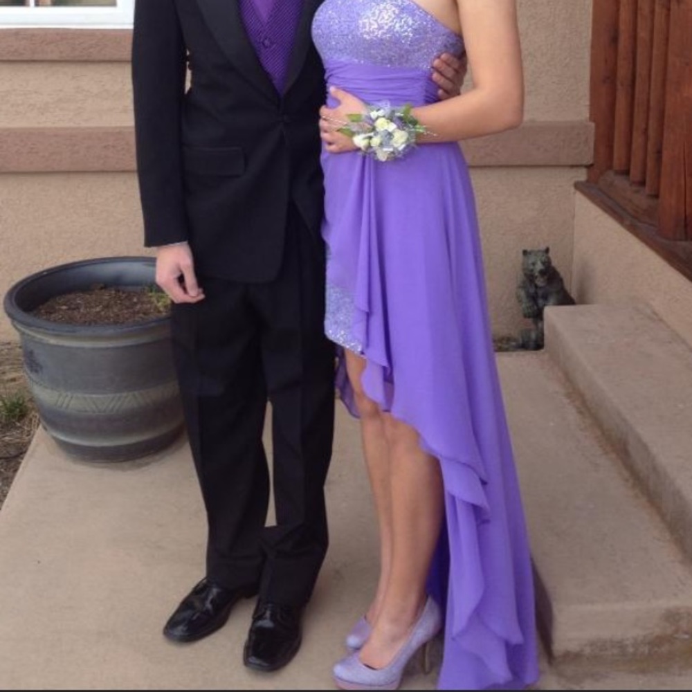 Prom dress with heels